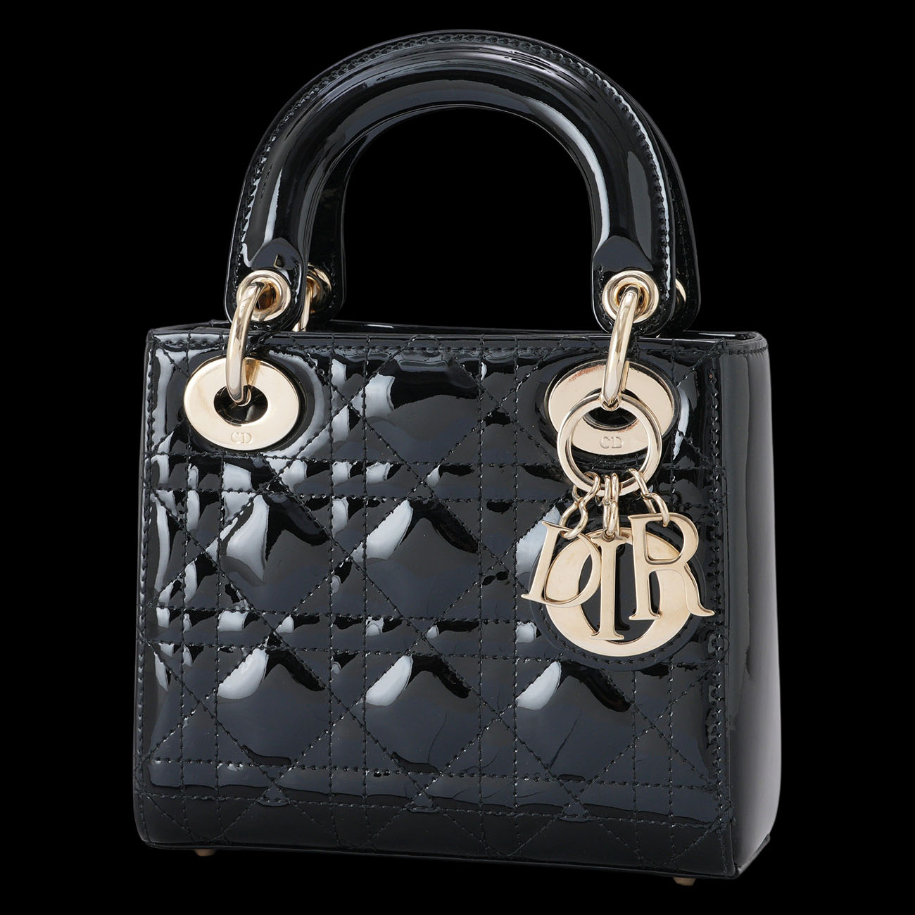 CHRISTIAN DIOR(USED)디올 페이던트 레이디백 미니